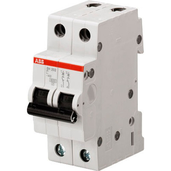 Автоматический выключатель ABB SH202L 2P 16А (С) 4,5kA - Электрика, НВА - Модульное оборудование - Автоматические выключатели - . Магазин оборудования для автономного и резервного электропитания Ekosolar.ru в Казани