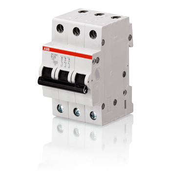 Автоматический выключатель ABB SH203L 3P 25А (С) 4,5kA - Электрика, НВА - Модульное оборудование - Автоматические выключатели - . Магазин оборудования для автономного и резервного электропитания Ekosolar.ru в Казани