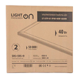 Панель ультратонкая светодиодная LightPhenomenON LT-UTP-02-IP40-40W-6500К б/д 4E - Светильники - Для общественных зданий - . Магазин оборудования для автономного и резервного электропитания Ekosolar.ru в Казани