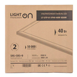 Панель ультратонкая светодиодная LightPhenomenON LT-UTP-02-IP40-40W-6500К LED - Светильники - Для общественных зданий - . Магазин оборудования для автономного и резервного электропитания Ekosolar.ru в Казани